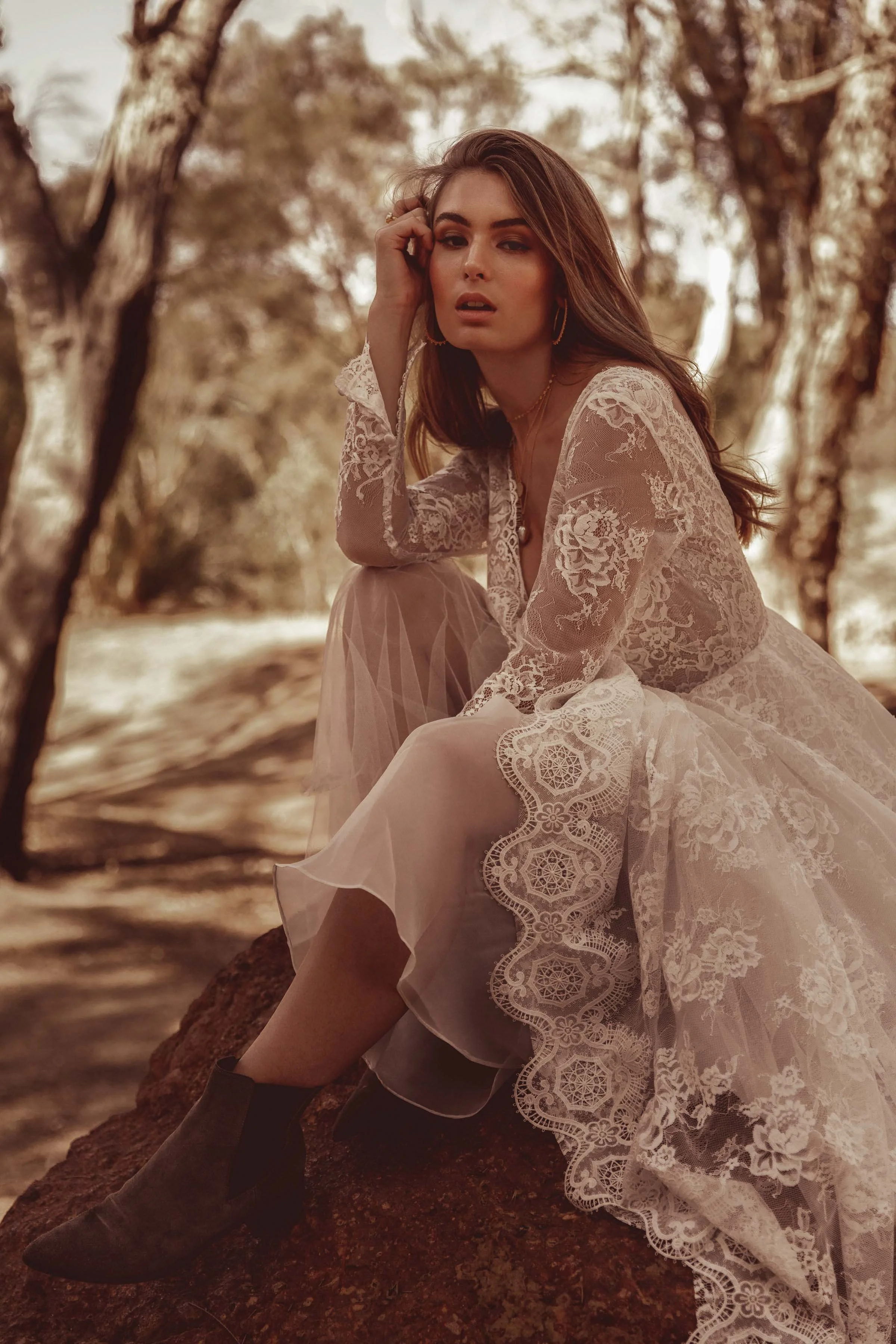 Enchanted Valley — White April